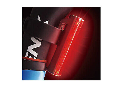 Fanale Bici Posteriore Led Rosso Con Frecce e Indicatori Di Direzione Arancione