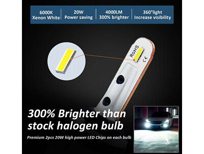 Lampada Led 880 12V 20W Fendinebbia IP65 Bianco 6000K 2000LM 360 Gradi Canbus
