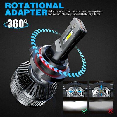 Kit Full Led Ultra HB3 9005 HB4 9006 130W 12V 24V 6000K 13000 Lumen IP67