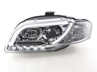 Coppia Fari Fanali Anteriori Tuning Dayline DRL LTI CCFL A4 8E 05-07 cr