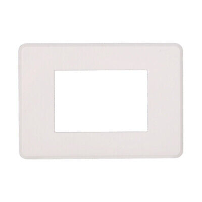 ETTROIT Placca Slim Sottile 3P Serie Moon Colore Bianco Compatibile Con Bticino