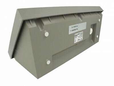 Applique Lampada Led Da Parete Angolare 20W Colore Grigio 4000K IP65 Luce Indir