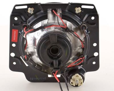 Coppia Fari Fanali Anteriori Tuning GOLF II 83-91 neri con anelli ANGEL EYES