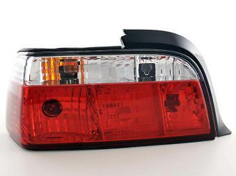 Coppia Fari Fanali Posteriori Tuning serie 3 E36 Coupe 92-98 cromati