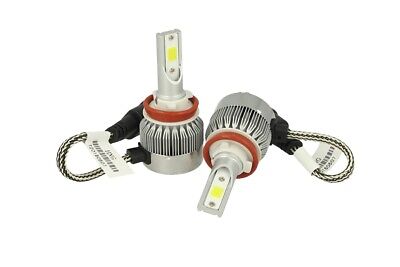Kit Full Lampada Led Cob H8 H11 H9 20W 12V 24V Bianco 6000K Per Abbagliante e
