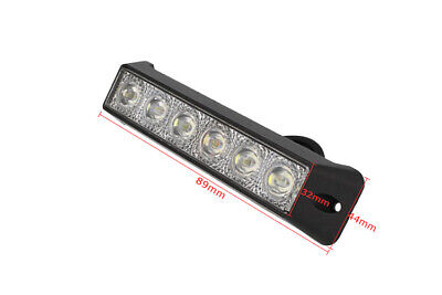 Fanale Luci Diurne A Led DRL Work Light Faro Da Lavoro 12V 24V 18W (6X3W) IP67