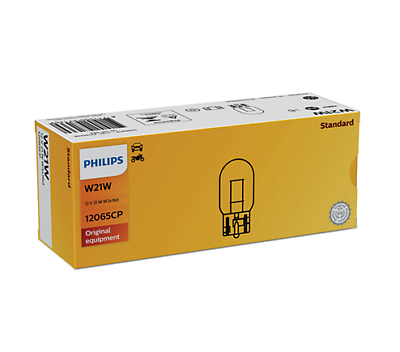 LOTTO DI 10 PEZZI Philips W21W 12V21 W3x16d CP