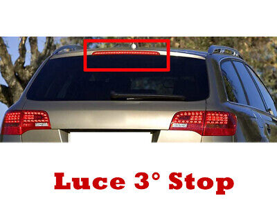 Kit Luce Terzo Stop a Led Singolo Rosso Per A6 Avant S6 C6 2005-2011 OEM 4