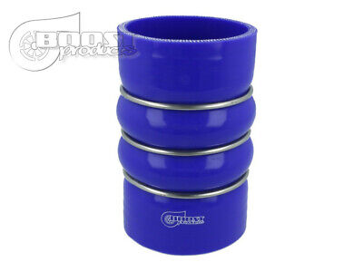 Connettore in silicone con doppia gobba. 63mm. blu