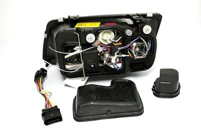 Coppia Fanali Angel Eyes Set Fari Tuning per Bora 1J 98-05 Cromati