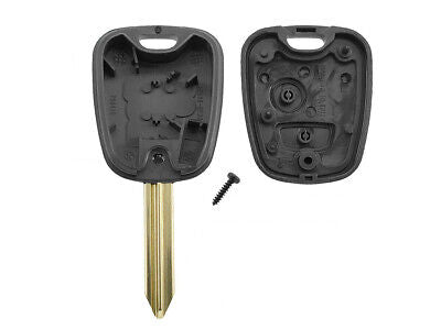 Guscio Chiave Telecomando 2 Tasti Con Lama SX9 Batteria Su Circuito Senza