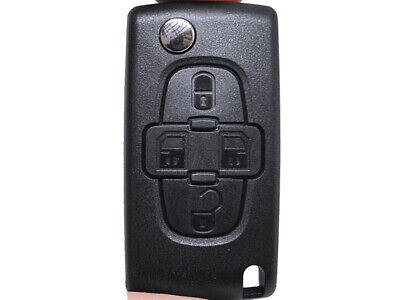 Guscio Chiave Telecomando 4 Tasti Con Lama HU83 Batteria Su Circuito Senza
