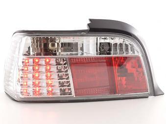 Coppia Fari Fanali Posteriori Tuning LED serie 3 Coupe (E36) 91-98 cromato