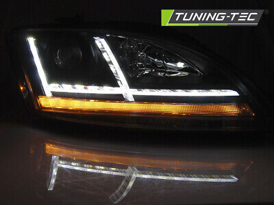Coppia fari ant TUNING DRL DAYLINE XENON TT 8J 06-10 neri freccia dinamica xenon