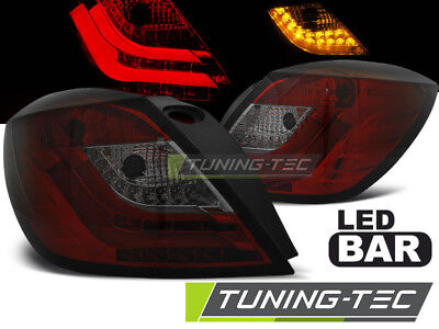 Coppia Fari Fanali Posteriori Tuning LED LTI H 3PORTE 05-10 ROSSI FUME GTC