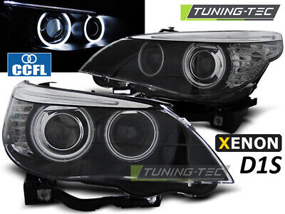 FARI ANTERIORI ALLO XENO D1S ANGEL EYES CCFL NERO per E60/E61 05-07