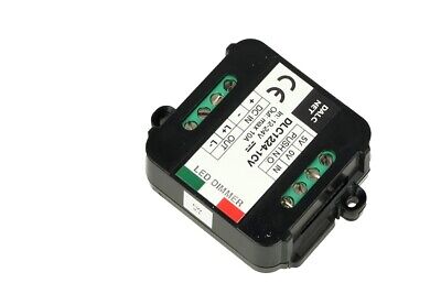 Dalcnet Easy Led Fader Dimmer Driver 12V 24V 10A Con Pulsante N.O. Push