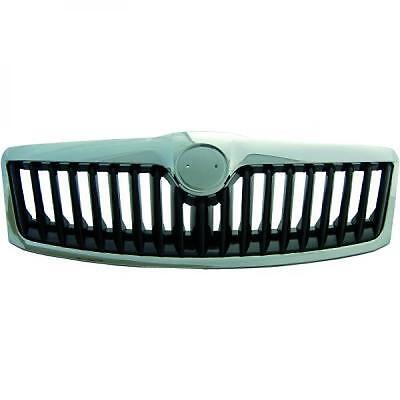 Calandra Griglia Mascherina OCTAVIA 09- senza logo, con bordo cromato