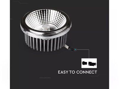 Lampada Faretto Led AR111 20W AC 220V Caldo 3000K Doppio Riflettori