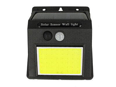 Luce Led COB Da Parete Con Pannello Solare Sensore Movimento e Crepuscolare 0.6