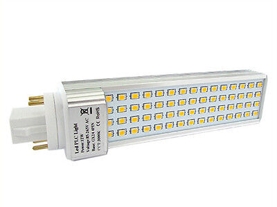 Lampada LED PLC GX24 G24 4 Pin 12W=120W 220V Bianco Freddo 60 Smd 2835