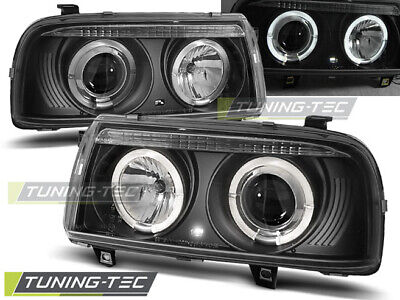 HEADLIGHTS ANGEL EYES BLACK fits VENTO 01.92-08.98