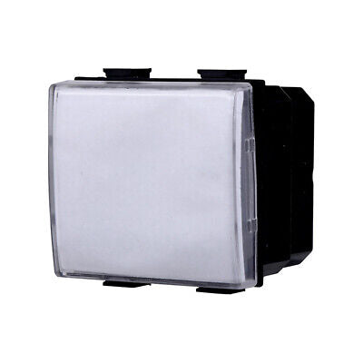 ETTROIT Pulsante Targa Portanome 2P 2M Campanello Colore Bianco Compatibile Con