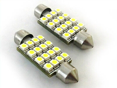 Lampada Led Siluro Canbus No Errore T11 C5W 43mm 16 SMD Luci Targa Abitacolo 12V