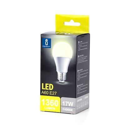Lampada Led E27 A60 17W 1720LM 4000K 60X119mm <ul><li><strong>Lampada