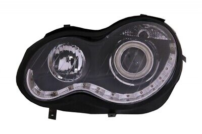 Faro Angel Eyes lato sinistro tuning W203 Classe C (2000-2007) nero Ricambio