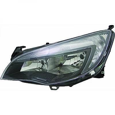 Faro fanale anteriore Sinistro J 09- TYC nero, H7+H7+diurna con motor