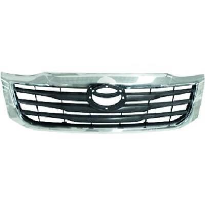 Calandra griglia HILUX 11->>cromata/argento/nero