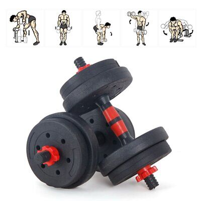 2pz Set di Manubri Regolabili da 15 kg per Palestra e Casa <ul> <li>Tappetino