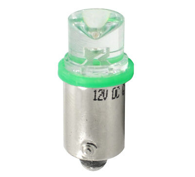 Lampada Led Diodo LED L007 BA9s concavo verde