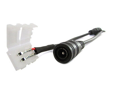 2 PZ Connettori 8mm Senza Saldatura Per Strip Led Con Cavo Spina Femmina 55X21mm