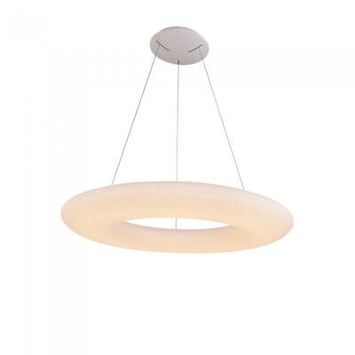 Lampada Led A Sospensione Design Moderno Rotonda Colore Bianco Diametro 910mm