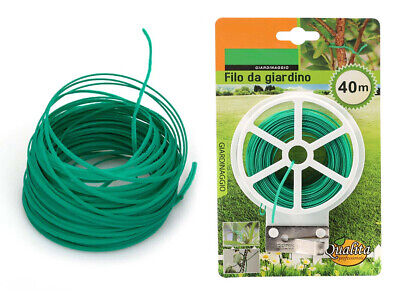 40 Metri Filo da Giardino Verde Fascette Giardinaggio Diametro 0,5mm <ul>