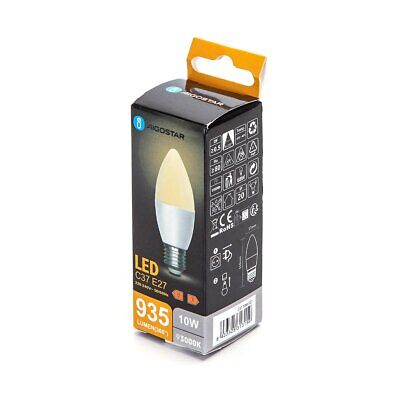 Lampada Led E27 C37 10W 935LM 3000K 37X110mm <ul> <li><strong>Lampada