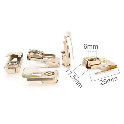 <ul> <li>Set da 20 Pezzi di Clip Fissaggio in Metallo per Viti con Passo