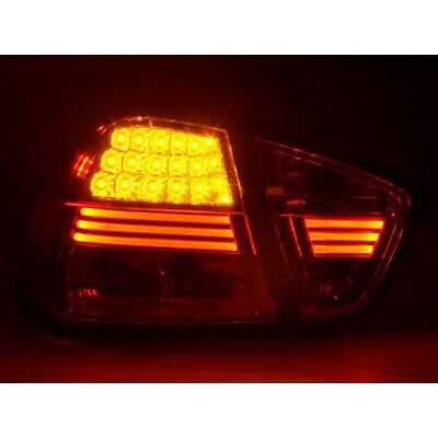 Coppia fari fanali posteriori TUNING Serie3 E90 2005 > 2008 berlina LED rossi