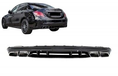Diffusore paraurti posteriore e codolini Tuning Classe C W205 S205 2014-2020