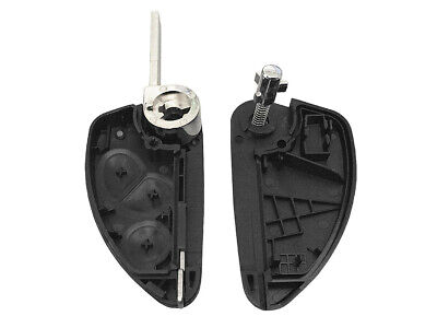 Guscio Chiave Telecomando 3 Tasti Con Lama SIP22 Batteria In Custodia Senza