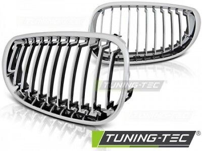 Coppia Griglie Reni Tuning E60/E61 07.03-10 Cromato