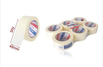 6 Pezzi Nastro Adesivo in Carta 48mm X 50y <ul><li>Il nostro per Mascheratura è