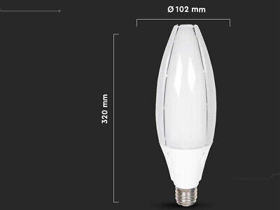 Lampada Led E40 UFO Ovale 60W 220V Bianco Neutro Chip Samsung Per Lampione