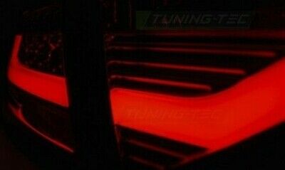 Coppia Fari Fanali Posteriori Tuning A5 2007-2011 LTI ROSSI FIBRA LED BAR