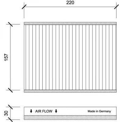 Filtro abitacolo al carbone attivo 500L/500X