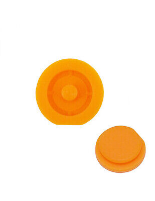 Gommino 1 Tasto Arancione Ricambio per Chiave Auto Telecomando Fortwo