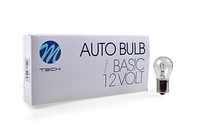 LOTTO DI 10 PEZZI Lampada M-TECH BAU15s P21W 12V CLEAR