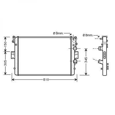 COMPATIBILE CON IVECO FRIGO DAILY, 00-   650x440x27